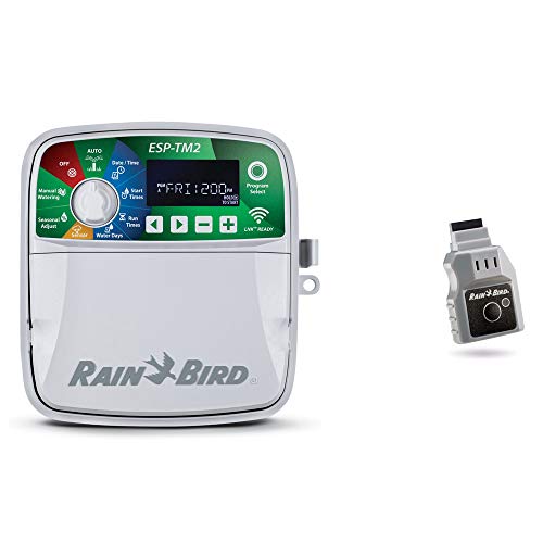 POOL Total Set> Rain Bird Steuergerät ESP-TM2 + LNK WiFi Modul/Bewässerung Beregnung Berieselung Sprinkler 6 Stationen von POOL Total