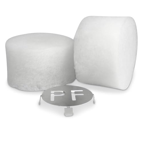 POOLICAN 4in1 Komplettanlage - Flux Filterkartusche 2-TLG. für Poolican inkl. Distanzplatte - Ersatzfilter - Bis zu 250x größere Filteroberfläche und jederzeit auswaschbar - 3D Filtration von POOL Total