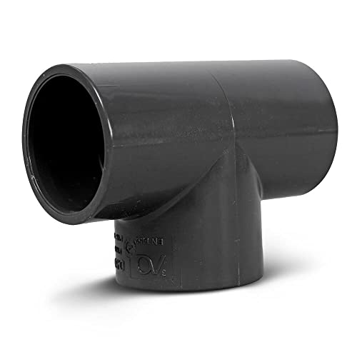 PVC-T-Stück 90°, 3X Klebemuffe, 50 mm PVC-T-Stück 90°, 3X Klebemuffe, 50 mm von POOL Total