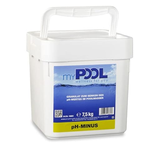 Schnell lösliches Granulat zur pH-Wert Senkung und Stabilisierung - pH-Senker - myPool pH-Minus Granulat (7,5 kg) von POOL Total