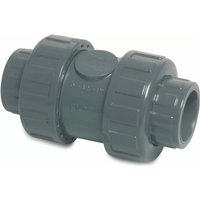 Poolomio - Profec pvc Kegelrückschlagventil federbelastet, beidseitig Klebemuffe ø 50 mm - Typ 5000 von POOLOMIO