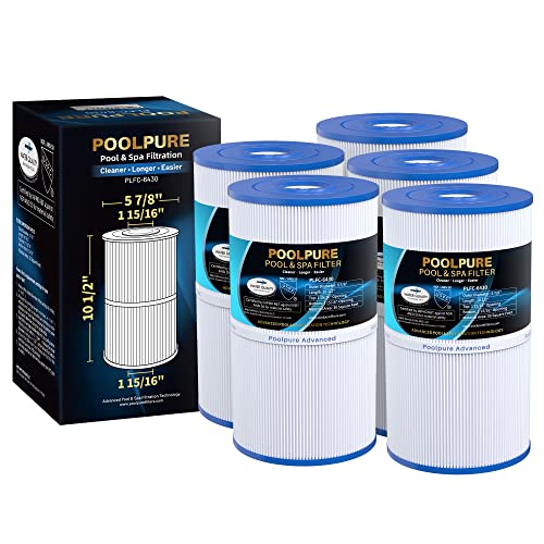 POOLPURE C-6430 Spa-Filter ersetzt Watkins 31489, Pleatco PWK30, Filbur FC-3915, P/N0969601, 71825, 73178, 73250, 30 m². Heißfeder-Spa-Filter, 5 Stück von POOLPURE