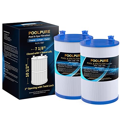 POOLPURE C-7367 Spa-Filter ersetzt PD075-2000, Dimension One 1561-00, Filbur FC-3059, Excel Filters XLS-7005, Aladdin 17541, Baleen AK-60035, 75 m² Whirlpool-Filterkartusche, 2 Stück von POOLPURE