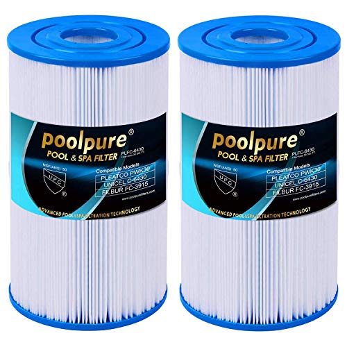 POOLPURE Hot Spring Filter Kompatibel für Unicel C-6430, Pleatco PWK30, Darlly 60301, Filter4Spas SC712, Magnum HS30 Ersatzpatrone Hotsprings SPA Filter Whirlpoolfilter (rechnung vorhanden) von POOLPURE