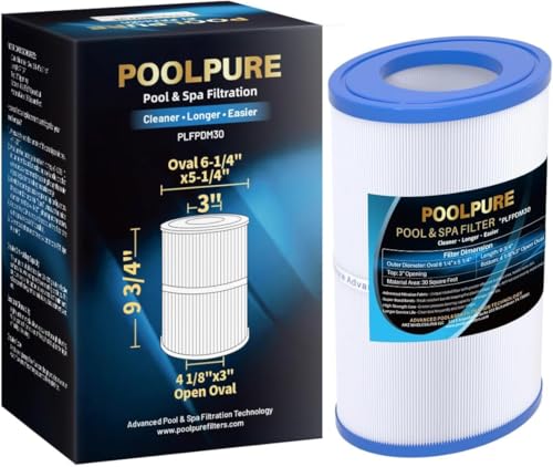 POOLPURE Ovaler Filter Spa Filter PDM30 für Dream Maker Whirlpools 461269, 30 m² Whirlpool-Filterkartusche, 1 Stück POOLPURE Ovaler Filter Spa Filter PDM30 für Dream Maker Whirlpools 461269, 30 m² Whirlpool-Filterkartusche, 1 Stück von POOLPURE