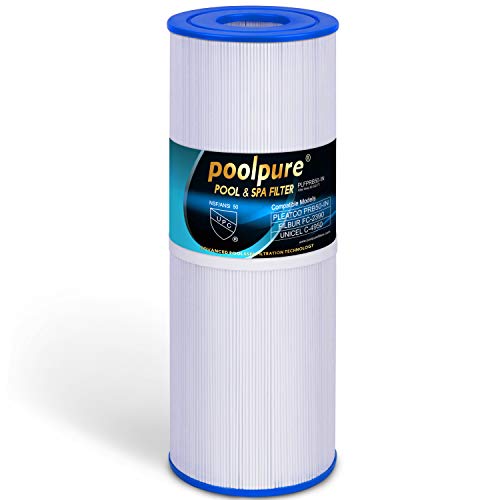 POOLPURE Spa Filter Hot Tub Filter Ersatz für Pleatco PRB50-IN, PRB501N, Unicel C-4950, Filbur FC-2390, Dynamic 03FIL1600, Pentair R173434, 50 m² Spa-Filterpatrone 5 x 13 von POOLPURE