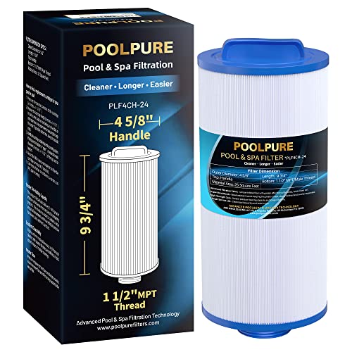 POOLPURE Spa Filter ersetzt Pleatco PGS25P4, Unicel 4CH-24, Filbur FC-0131, 20254-238, SD-0004, CH25, PAS-1217, 12519, Gatsby 25, sqft Filterkartusche, 1 Pack POOLPURE Spa Filter ersetzt Pleatco PGS25P4, Unicel 4CH-24, Filbur FC-0131, 20254-238, SD-0004, CH25, PAS-1217, 12519, Gatsby 25, sqft Filterkartusche, 1 Pack von POOLPURE