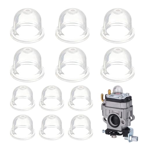 Primer Pumpe, 12 Stück Zündkapsel Primer Pumpe, Große Kraftstoffpumpe Vergaser, Primer Birne Vergaser Ersatzteile Für Rasenmäher, Trimmer, Hecken, Kettensäge Primer Pumpe, 12 Stück Zündkapsel Primer Pumpe, Große Kraftstoffpumpe Vergaser, Primer Birne Vergaser Ersatzteile Für Rasenmäher, Trimmer, Hecken, Kettensäge von POPAPIE