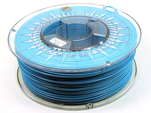 POPESQ® 1 Kg x Premium Filament 3D Drucker PET-G PETG 1.75mm Blau (Hell) / Premium Filament 3D Printer PET-G 1.75mm Blue Azure #A2614 von POPESQ