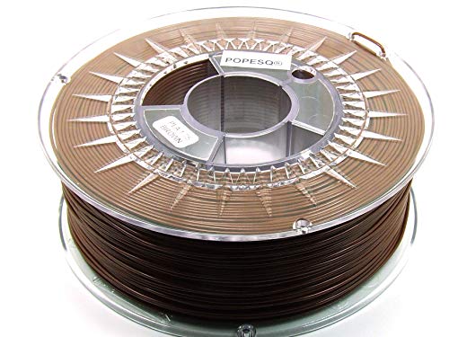 POPESQ® 1 Kg x Premium Filament 3D Drucker PLA 1.75mm Braun #A2351 von POPESQ