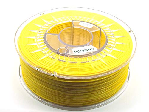 POPESQ® 1 Kg x Premium Filament 3D Drucker PLA 1.75mm Gelb #A2349 von POPESQ