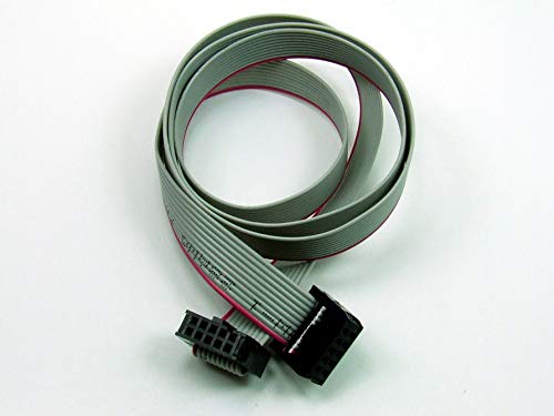 POPESQ® 1 Stk. x IDC Kabel 10 polig 1.2m 2mm Verbinder Flachbandkabel #A3039 von POPESQ