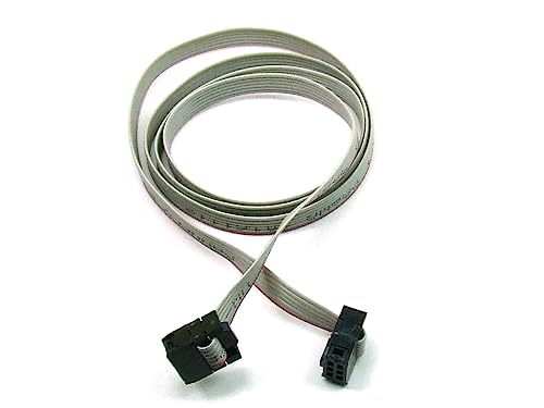 POPESQ® 1 Stk. x IDC Kabel kompatibel mit Arduino ISP 6 polig 20cm 2.54mm Verbinder Flachbandkabel #A405 von POPESQ