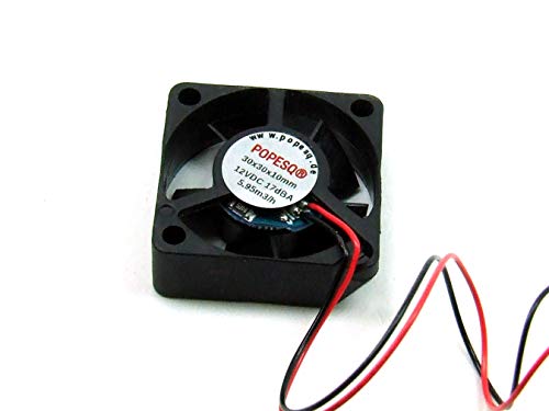 POPESQ® 1 Stk. x Lüfter Super Leise 12V 30mm x 30mm x 10mm Extruder 3D Drucker #A2239 von POPESQ