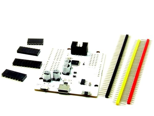 POPESQ® 1 Stück. x PQMEGA-328P kompatibel mit Arduino UNO Rev 3 (weibliche Anschlüsse nicht gelötet), USB C 3,3 V/5 V, Schalter German Qualität #A6181 von POPESQ