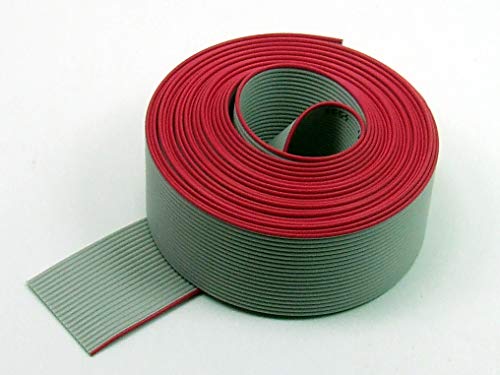POPESQ® 1 m x Flachbandkabel 20 polig 1.27mm für 2.54mm Verbinder #A463 von POPESQ