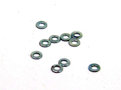 POPESQ® 10 Stk. x Scheiben M1.6 3mm x 0.3mm Stahl #A3213 von POPESQ