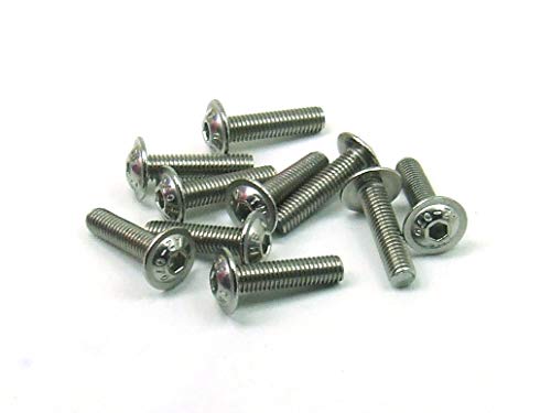 POPESQ® 10 Stk. x Schrauben M5 x 20mm Innensechskant Edelstahl #A3413 von POPESQ