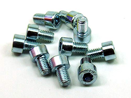 POPESQ® 10 Stk. x Schrauben M8 x 12mm Innensechskant Stahl Zink #A2590 von POPESQ