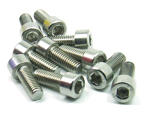 POPESQ® 10 Stk. x Schrauben M8 x 20mm Innensechskant Edelstahl A2#A3817 von POPESQ