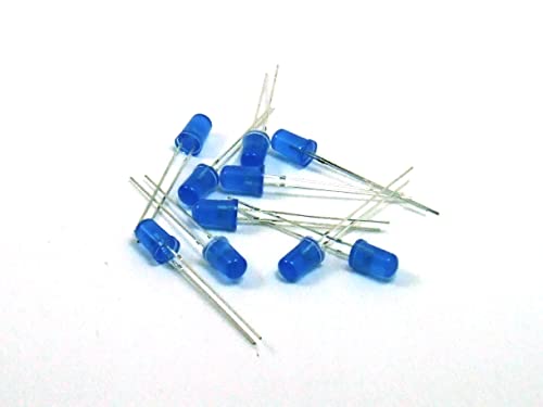 POPESQ® 10 Stück x LED 5 mm 1500 mcd blau #A4781 von POPESQ