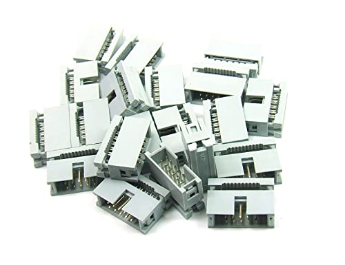 POPESQ® 20 Stk. x IDC 2.54mm Buchse Flachbandkabel 10 polig #A3043 von POPESQ