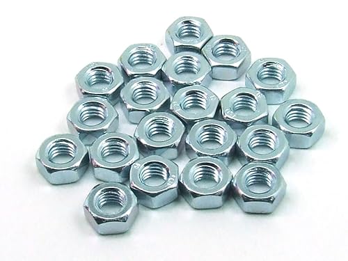 POPESQ® 20 Stk. x Mutter M6 Sechskant Stahl Zink #A1902 von POPESQ