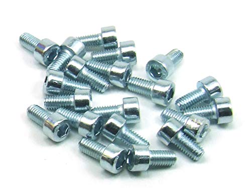 POPESQ® 20 Stk. x Schrauben M5 x 8mm Innensechskant Stahl Zink #A2279 von POPESQ
