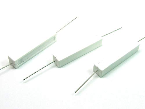 POPESQ® 3 Stk. x Hochlastwiderstand 27R 10W Zement / 3 pcs. x Power resistor 27R 10W Ceramic #A2217 von POPESQ