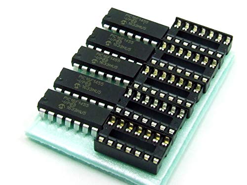 POPESQ® 5 Stk. x PIC16F1455 MCU mit Sockel #A2134 von POPESQ