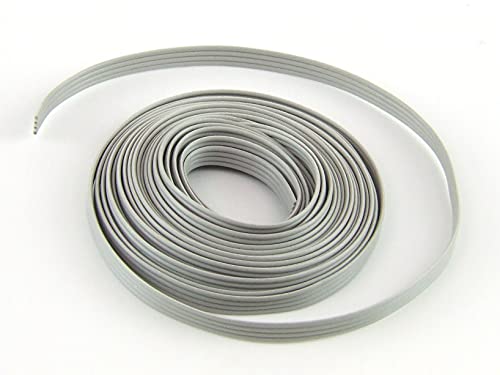 POPESQ® Flachkabel, 4-Wege, 1,27 mm für 2,54 mm, 3 m, #A1520 von POPESQ