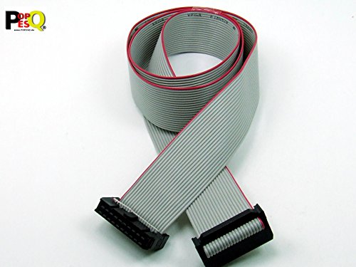 POPESQ® - IDC Kabel/Cable 20 polig (2x 10) cca. 200 cm / 2 m lang/long, Flachbandkabel Ribbon #A1906 von POPESQ