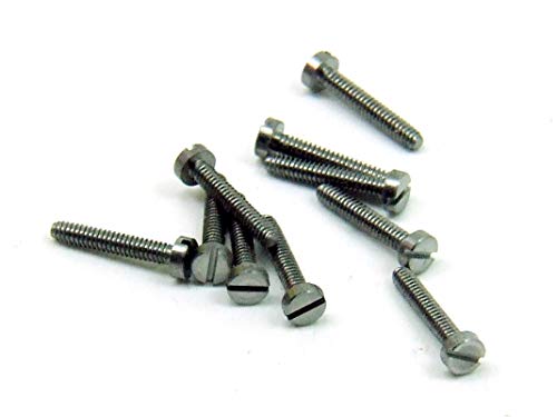 POPESQ 10 Stück x Schrauben M1,4 x 8 mm, zylindrisch, Minus Stahl #A2775 POPESQ 10 Stück x Schrauben M1,4 x 8 mm, zylindrisch, Minus Stahl #A2775 von POPESQ