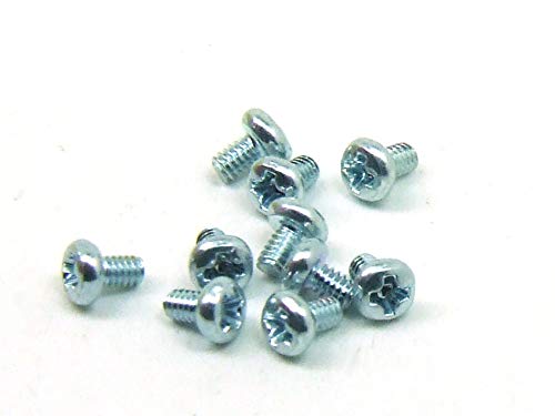POPESQ 10 Stück x Schrauben M2 x 3 mm, zylindrisch, Kreuzschlitz, Zinkstahl, #A3722 POPESQ 10 Stück x Schrauben M2 x 3 mm, zylindrisch, Kreuzschlitz, Zinkstahl, #A3722 von POPESQ