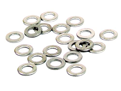 POPESQ 20 Stück x Unterlegscheiben M5 10 mm x 1 mm Edelstahl A4#A3985 von POPESQ