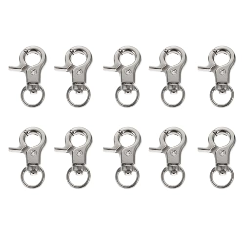 10pcs Edelstahl Haustier Vögel Käfig Metall Haken Clip Eisen - Flucht Haustier Vogelkäfig Tür Schnalle Schloss Klaue Trigger Karabinerhaken für Vogelkäfig Silber 10pcs Edelstahl Haustier Vögel Käfig Metall Haken Clip Eisen - Flucht Haustier Vogelkäfig Tür Schnalle Schloss Klaue Trigger Karabinerhaken für Vogelkäfig Silber von POPETPOP
