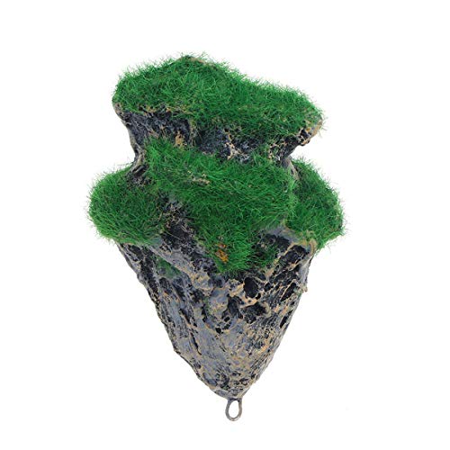 POPETPOP Kampffisch Aquarium 1 STÜCK Aquarium Dekoration Stein Schwimm Rock Kunststein Aquarium Decor Bimsstein Flying Rock Ornament - Größe S Aquarium Steine Natur von POPETPOP