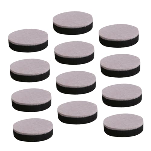 POPETPOP 1 Satz 12 Stück Tischset Für Möbel Aus Rechteckig Unterlage Pads Schleudern Tischfüße Mat Stuhlfußschützer Stuhlfußschutz Stuhlbeinabdeckungen Schwarz Eva von POPETPOP