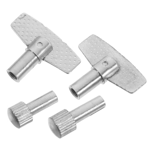 POPETPOP Mechanischer Uhren Aufzieher Satz Uhrwerk Reparaturwerkzeug Benutzerfreundlicher Uhraufziehschlüssel für Wand und Standuhren Universell Kompatibel Metall Retro Design von POPETPOP