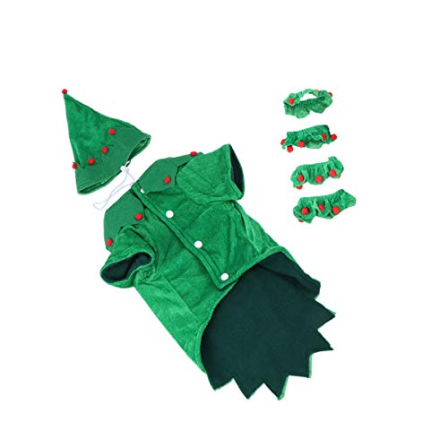 POPETPOP 1 Satz Cosplay-Requisiten Haustier Lustiges Hundekostü Hundekleidung Hunde Weihnachtskostüme Weihnachtshundehemd Kostüme Für Hundekoch Hund Umhang Ältere Hündchen Weihnachtstuch von POPETPOP