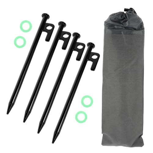 POPETPOP 1 Satz Robuste Zeltheringe Set Teiliges Camping Zubehör mit Nachtleuchtenden Ringen und Aufbewahrungstasche Lange Metall Heringe für Zelte und Sonnenschutz für Verschiedene Böden POPETPOP 1 Satz Robuste Zeltheringe Set Teiliges Camping Zubehör mit Nachtleuchtenden Ringen und Aufbewahrungstasche Lange Metall Heringe für Zelte und Sonnenschutz für Verschiedene Böden von POPETPOP