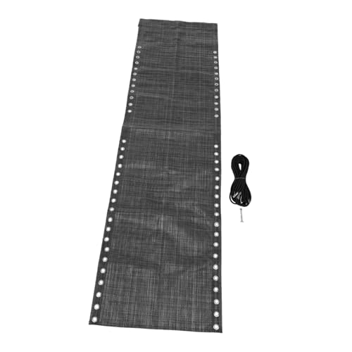 POPETPOP 1 Set Liegestuhl Ersatzstoff Loungesessel Ersatzteile Strandstuhl Ersatzteile Terrassenmöbel Stuhlzubehör Rasenstuhl Reparaturstoff Dunkelgrau von POPETPOP