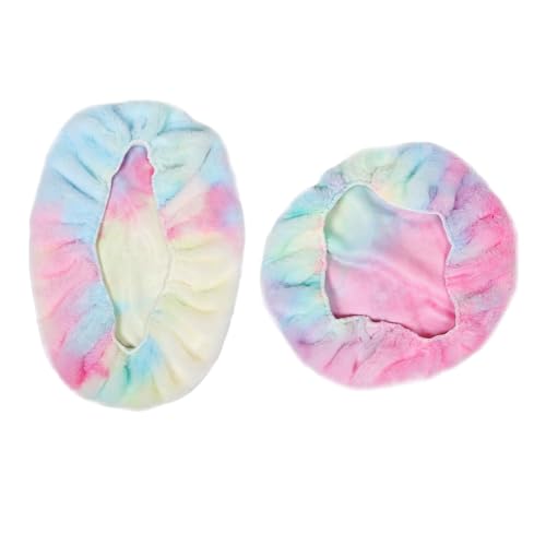 POPETPOP 1satz Plüsch Toilettensitzbezug Set Winter Warm Und Waschbar Staubschutz Für Badezimmer Inklusive Wasser Tank Deckel Abdeckung Schickem Tie-dye Design von POPETPOP