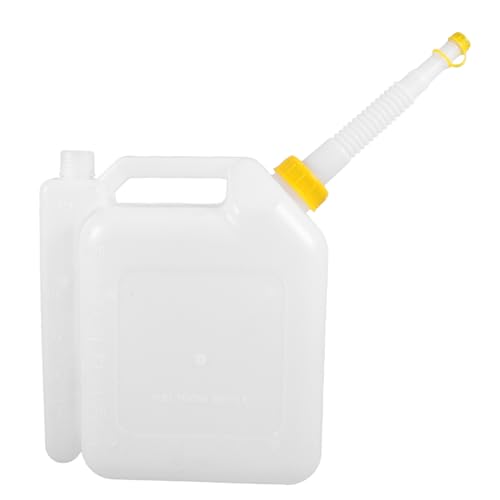POPETPOP 1 Stück 2 Benzin Öl Mischen Flasche Mit Ausgießer 4l Dicken Kunststoff Motor Öl Abgabe Flasche Für Kettensägen Rasenmäher von POPETPOP