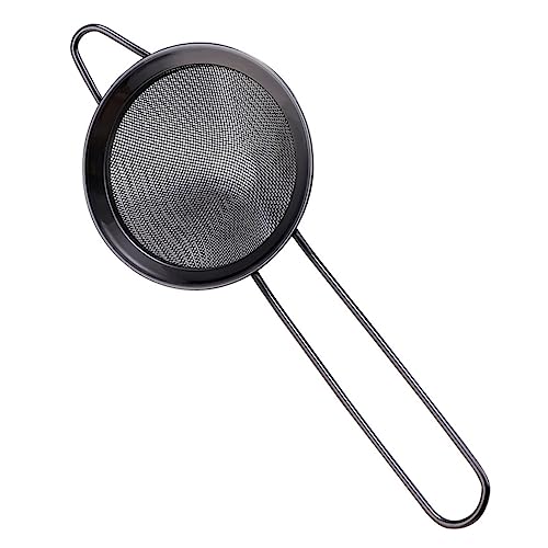POPETPOP 1stück Cocktailfilter -sieb Rostfreier Eisdrainer Für Cocktails Küchengerät Abseihen Von Säften Und Flüssigkeiten Schwarz von POPETPOP