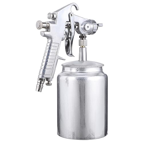 POPETPOP 1 Stück Spritzlackierwerkzeuge Sprühen Malerei Malen Spritzpistole Pneumatischer Farbsprüher Luftspritzgerät Sprühgerät Für Möbelfarbe Rostfreier Stahl Silver von POPETPOP
