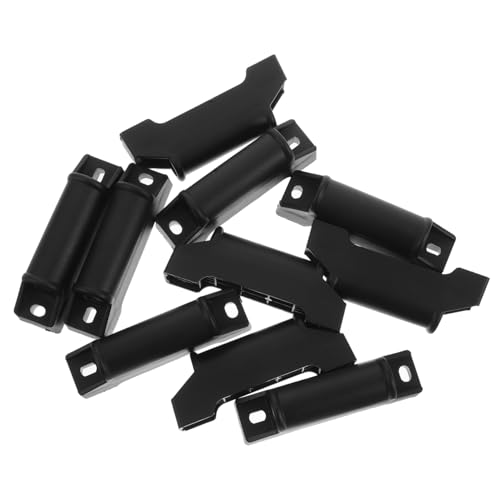 POPETPOP 10 Stück Gaming-Stuhl Stuhl Pedal Slider Möbelauflagen Gaming -Liege Bürobedarf Austauschbare Fußstütze Schreibtischstuhl Slider Schreibtischfußstütze Schwarz Black von POPETPOP