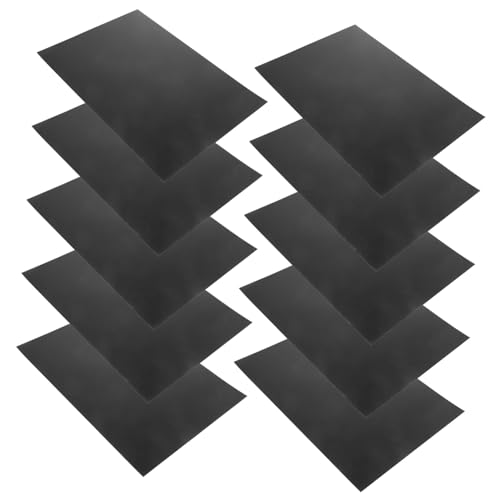 POPETPOP 10 Stück Teiliges Matte PP Kunststoffplatten Hart Schnittfest Feuerhemmend Vielseitig für Heimwerker Bilderrahmen Schutzabdeckungen und DIY Projekte Geeignet von POPETPOP
