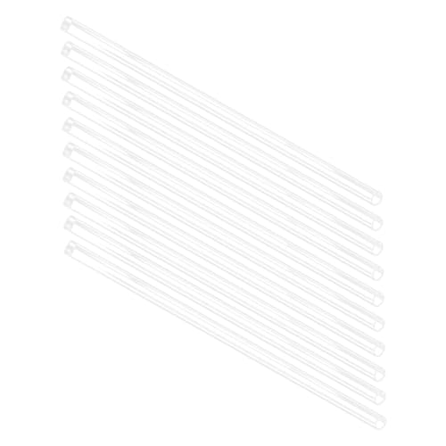 POPETPOP 10 Stück Teiliges Transparente PC lichterschutzröhren für Meteorlichter Robuste Schutzschalen aus Kunststoff Wetterfeste Duschlichter abdeckungen für Outdoor lichterketten von POPETPOP