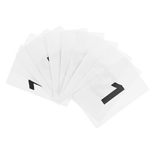 POPETPOP 10 Teiliges Kunststoff Zahlkarten für Tisch Desktop Stabile Flexible Nummernkarten Leicht und Langlebig Praktisch für Private und Professionelle Nutzung POPETPOP 10 Teiliges Kunststoff Zahlkarten für Tisch Desktop Stabile Flexible Nummernkarten Leicht und Langlebig Praktisch für Private und Professionelle Nutzung von POPETPOP